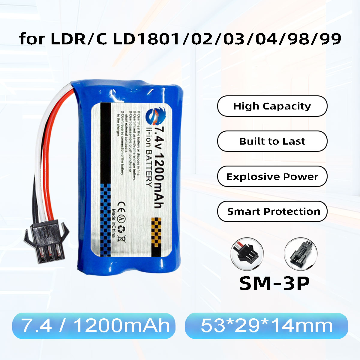 Skymaker 2S Li-Ion Battery 7.4 - Drone Battery Li-Ion recension och pris