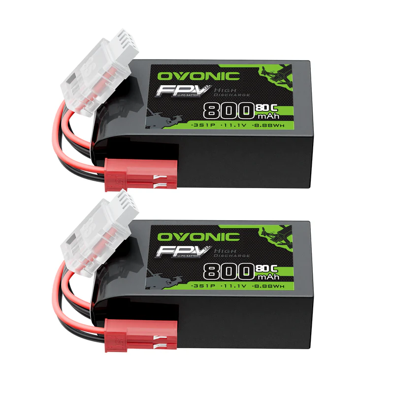 OVONIC 11.1V 80C 800mAh 3S LiP - Drone Battery 3S recension och pris