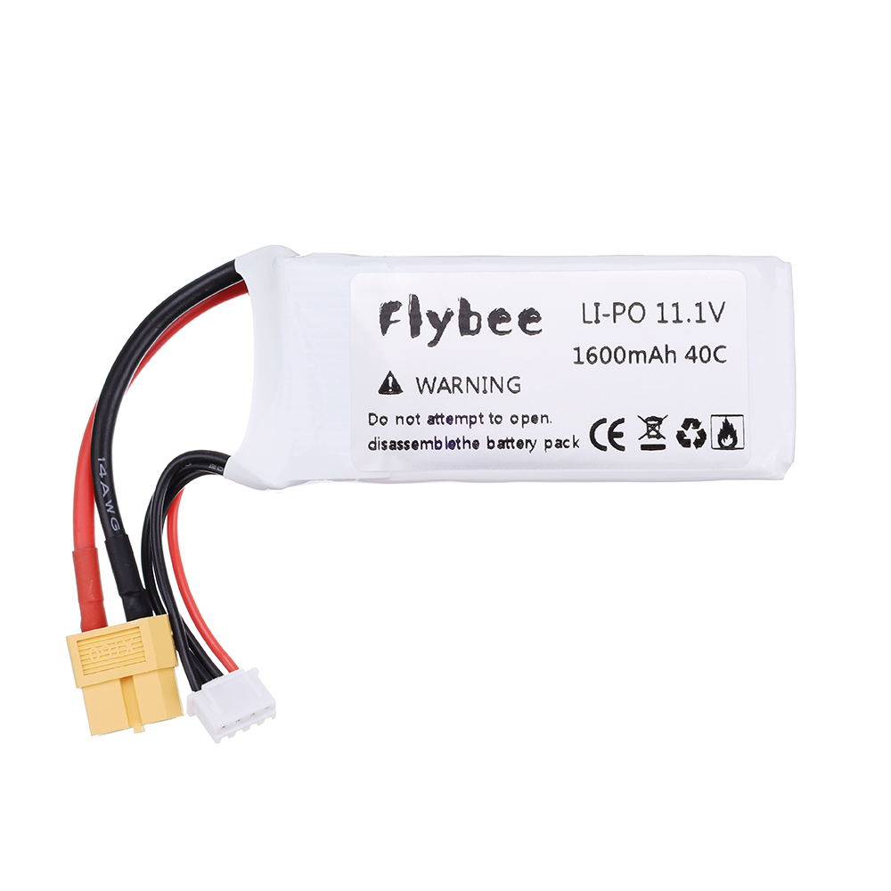 2pcs High Rate 40C 11.1V 1600m - Drone Battery 3S recension och pris